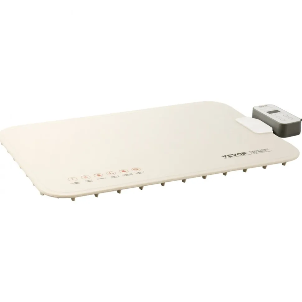 VEVOR Electric Warming Tray, Food Warming Mat for Buffet, Rollable & Portable Silicone Food Warmer with 4 Adjustable Temperature Settings, Auto Shut-Off & Child Lock, Perfect for Parties, Catering
