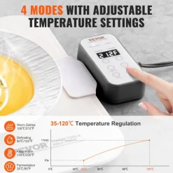 VEVOR Electric Warming Tray, Food Warming Mat for Buffet, Rollable & Portable Silicone Food Warmer with 4 Adjustable Temperature Settings, Auto Shut-Off & Child Lock, Perfect for Parties, Catering