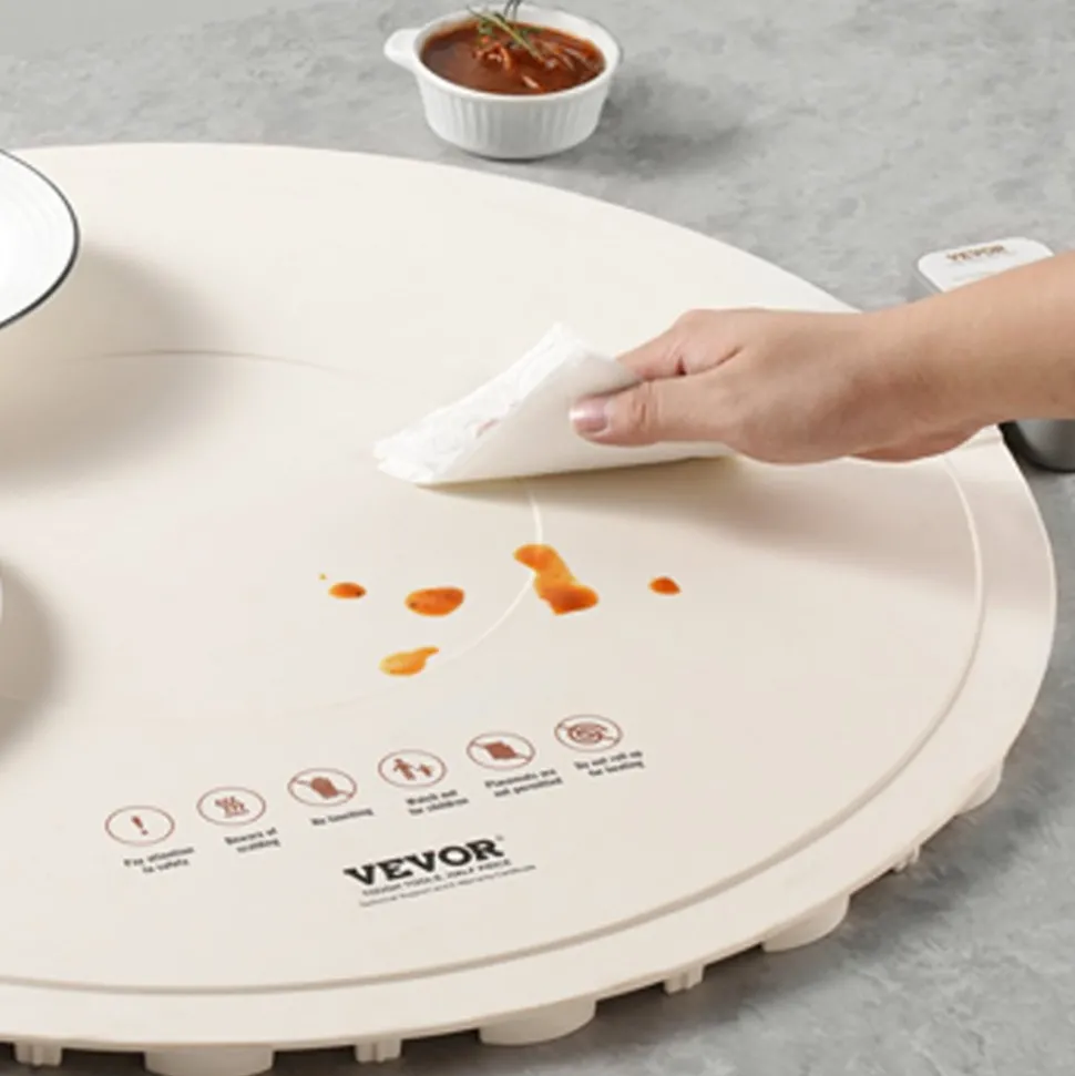 VEVOR Electric Warming Tray, Food Warming Mat for Buffet, Rollable & Portable Silicone Food Warmer with 4 Adjustable Temperature Settings, Auto Shut-Off & Child Lock, Perfect for Parties, Catering