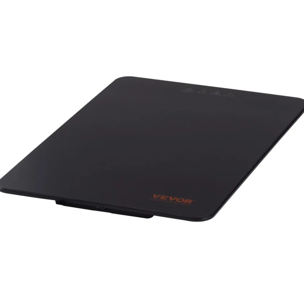 VEVOR Electric Warming Tray, 16.5" x 11" Portable Tempered Glass Heating Tray with Temperature Range (65-90℃), Perfect for Dinner, Catering, House, Parties, Events, Entertaining and Holiday, Black