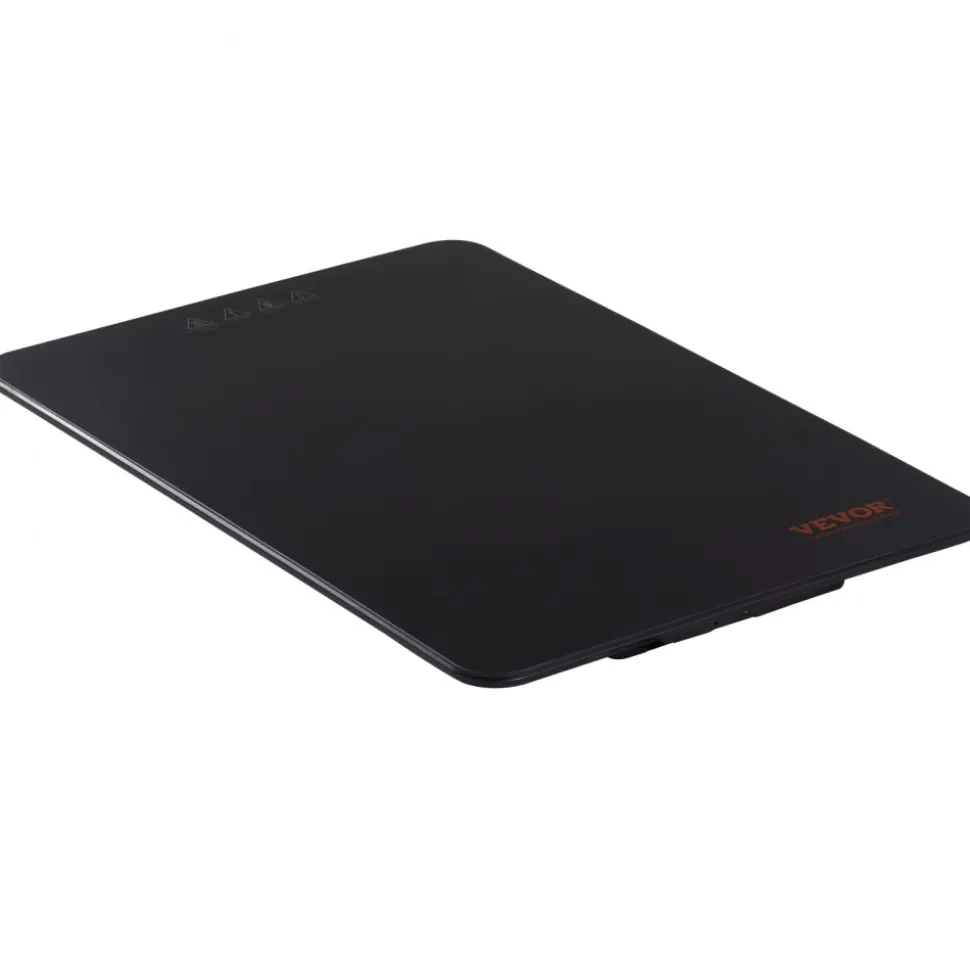 VEVOR Electric Warming Tray, 16.5" x 11" Portable Tempered Glass Heating Tray with Temperature Range (65-90℃), Perfect for Dinner, Catering, House, Parties, Events, Entertaining and Holiday, Black