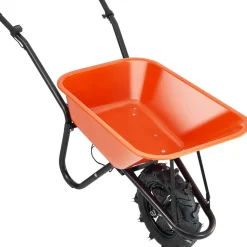 VEVOR Electric Wheelbarrow Cart, 500W Powered Utility Garden Wagon Dump Cart, 5 Cu. Ft. Load & 330 lbs Capacity with Metal Handle & 16
