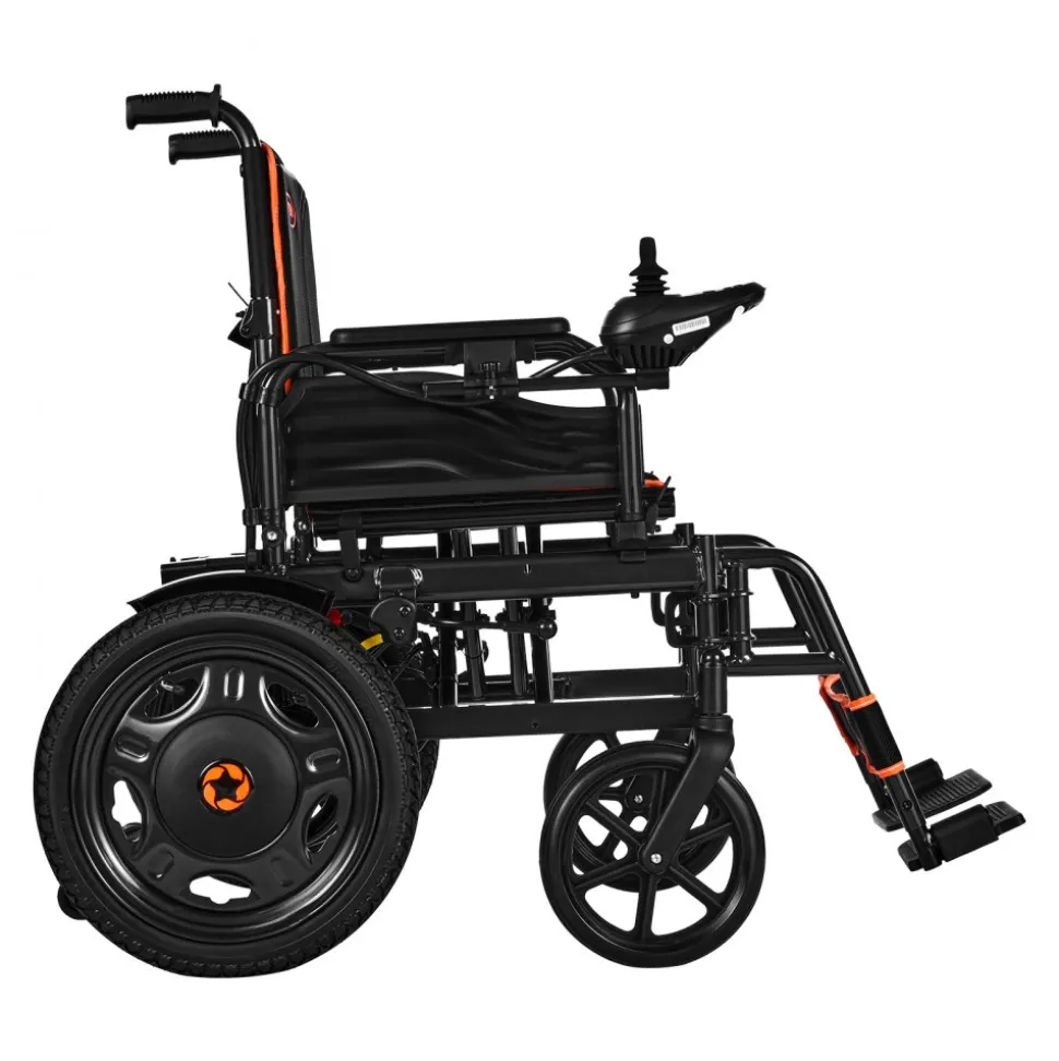 VEVOR Electric Wheelchair for Adults, 265lbs Capacity, Foldable & Lightweight Motorized Wheelchair, 13-Mile Long Travel Range, All-Terrain Powered Chair, Portable for Seniors & Disabled