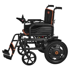 VEVOR Electric Wheelchair for Adults, 265lbs Capacity, Foldable & Lightweight Motorized Wheelchair, 13-Mile Long Travel Range, All-Terrain Powered Chair, Portable for Seniors & Disabled
