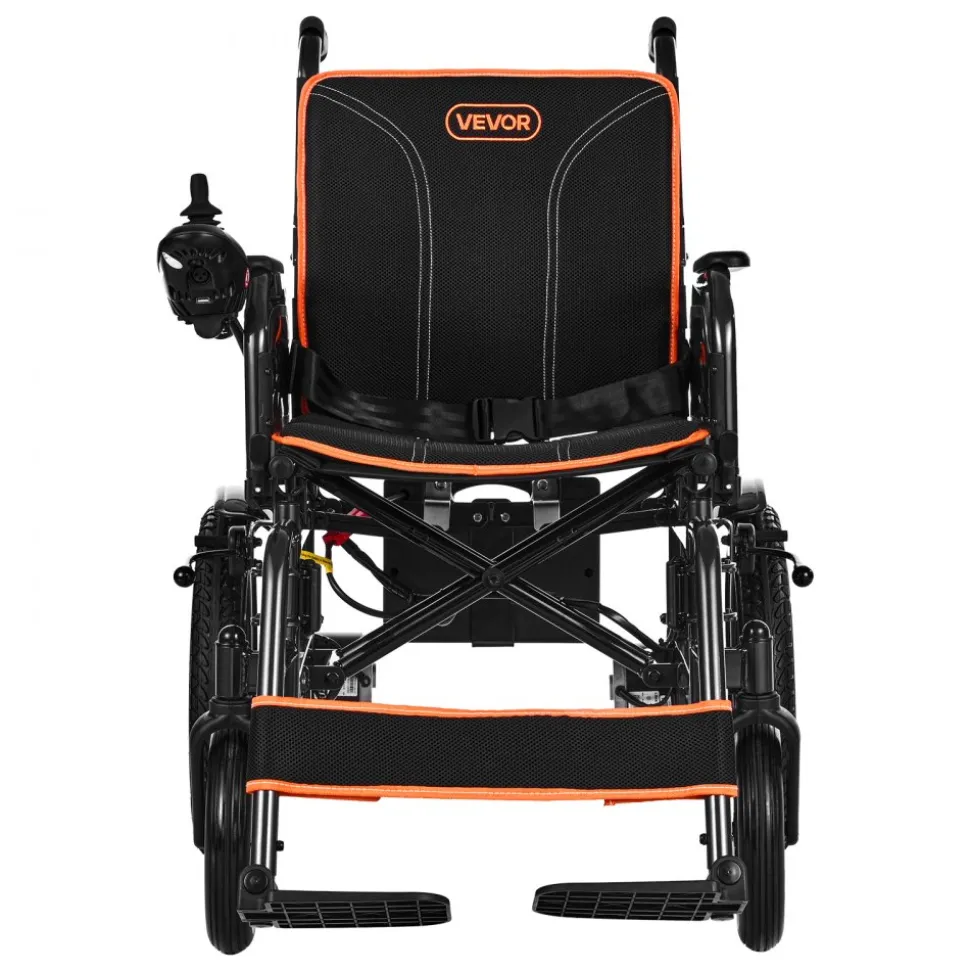 VEVOR Electric Wheelchair for Adults, 265lbs Capacity, Foldable & Lightweight Motorized Wheelchair, 13-Mile Long Travel Range, All-Terrain Powered Chair, Portable for Seniors & Disabled