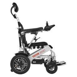 VEVOR Electric Wheelchair for Adults, 300lbs Capacity with Adjustable Backrest, Foldable & Lightweight Motorized Wheelchair, 13-Mile Range, All-Terrain Powered Chair, Portable for Seniors & Disabled