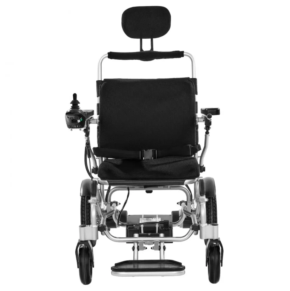 VEVOR Electric Wheelchair for Adults, 300lbs Capacity with Adjustable Backrest, Foldable & Lightweight Motorized Wheelchair, 13-Mile Range, All-Terrain Powered Chair, Portable for Seniors & Disabled
