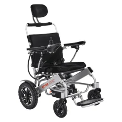 VEVOR Electric Wheelchair for Adults, 300lbs Capacity with Adjustable Backrest, Foldable & Lightweight Motorized Wheelchair, 13-Mile Range, All-Terrain Powered Chair, Portable for Seniors & Disabled