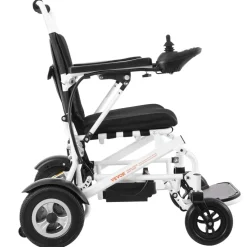VEVOR Electric Wheelchair for Adults Seniors, 300 lbs Weight Capacity, 20 in Width Lightweight Foldable Motorized Power Wheelchairs, Long Range All Terrain Aluminum Alloy Chair