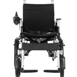 VEVOR Electric Wheelchair for Adults Seniors, 265 lbs Weight Capacity, 17.5in Width Lightweight Foldable Motorized Power Wheelchairs, UP to 12.5Miles Range All Terrain Power Chair, Adjustable Backrest