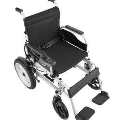 VEVOR Electric Wheelchair for Adults Seniors, 265 lbs Weight Capacity, 17.5in Width Lightweight Foldable Motorized Power Wheelchairs, UP to 12.5Miles Range All Terrain Power Chair, Adjustable Backrest
