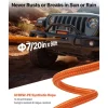 VEVOR Electric Winch, 10000 lbs Load Capacity, 12V DC Truck Winch with Φ7/20 in x 90 ft Synthetic Rope, Wireless & Wired Remote Control, IP68 Waterproof for Towing Off-Road SUV Jeep Trailer Boat