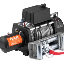 VEVOR Electric Winch, 18,000 lb, 12V DC Truck Winch with Φ7/16 in x 85 ft Steel Cable Roller Fairlead Wireless & Wired Remote Control, IP55 Waterproof for Towing Off-Road SUV Jeep Truck Trailer Boat