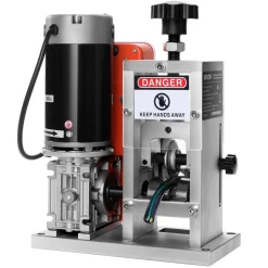 VEVOR Electric Wire Stripping Machine, 0.06-1.57 in, 400W Automatic Motorized Cable Stripper, 9.84 IPS (15 m/min) Wire Peeler with Blades, V-Shaped Rollers, Cooling Fan, for Scrap Copper Recycling
