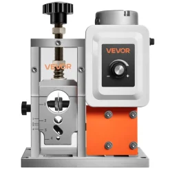 VEVOR Electric Wire Stripping Machine, 0.06-1.57 in, 400W Automatic Motorized Cable Stripper, 9.84 IPS (15 m/min) Wire Peeler with Blades, V-Shaped Rollers, Cooling Fan, for Scrap Copper Recycling