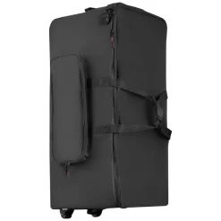 VEVOR Electronic Drum Kit Bag, 600D, Padded Drum Bag with Wheels, Large 36.2 x 16.5 x 16.1 in Interior, Lightweight Travel Case with Detachable Dividers, Multiple Pockets, for Electric Drums, Black