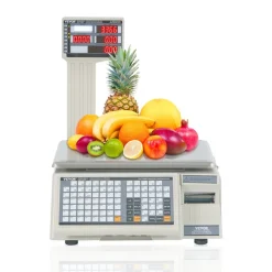 VEVOR Electronic Price Computing Scale, 66 LB Digital Deli Weight Scales, LCD & LED Digital Commercial Food Fruit Meat Produce Counting Weight, for Retail Store, Kitchen, Restaurant Market, and Farmer