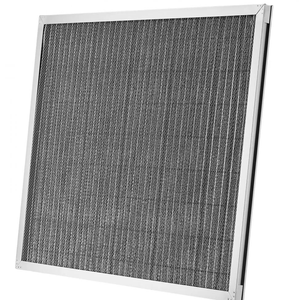 VEVOR Electrostatic Air Filter, 20x25x1 inch Washable & Reusable Aluminum AC/HVAC Furnace Filter, MERV 8 Long Lifetime, Home or Office (Actual Size: 19.75 x 24.65 x 0.82 in)