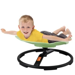 VEVOR Elephant Kids Swivel Chair, 220 LBS Capacity, 360° Spinning Chair, Autistic Kids Sensory Toy Chair with Non-Slip Metal Base, Toddler Sit and Spin Chair for Coordination Balance Focus Green