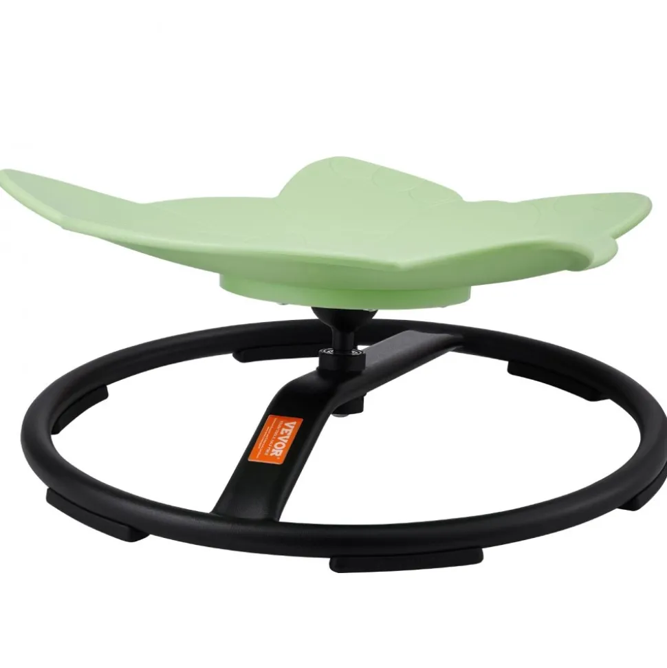 VEVOR Elephant Kids Swivel Chair, 220 LBS Capacity, 360° Spinning Chair, Autistic Kids Sensory Toy Chair with Non-Slip Metal Base, Toddler Sit and Spin Chair for Coordination Balance Focus Green