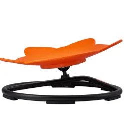 VEVOR Elephant Kids Swivel Chair, 220 LBS Capacity, 360° Spinning Chair, Autistic Kids Sensory Toy Chair with Non-Slip Metal Base, Toddler Sit and Spin Chair for Coordination Balance Focus Orange