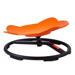 VEVOR Elephant Kids Swivel Chair, 220 LBS Capacity, 360° Spinning Chair, Autistic Kids Sensory Toy Chair with Non-Slip Metal Base, Toddler Sit and Spin Chair for Coordination Balance Focus Orange