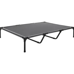 VEVOR Elevated Dog Bed for Large Dogs, Portable Raised Dog Cot with Aluminum Tube Metal Frame and Breathable Textilene Mesh, Indoor & Outdoor Pet Cooling Raised Hammock Bed, XL, Gray