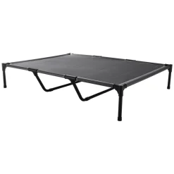 VEVOR Elevated Dog Bed for Large Dogs, Portable Raised Dog Cot with Aluminum Tube Metal Frame and Breathable Textilene Mesh, Indoor & Outdoor Pet Cooling Raised Hammock Bed, XL, Gray