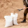 VEVOR Empty Sandbags, 1000 Packs 16 x 26 in, Heavy Duty Sand Bags Sacks with Ties, 50lb Capacity Woven Polypropylene Sandbags, Tear-Resistant & UV-Resistant Sand Bags for Flood Protection Barrier