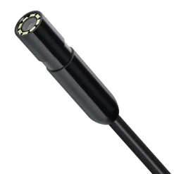 VEVOR Endoscope Camera with Light, 1920P HD Borescope for Android & IOS, 8 LED Lights Inspection Camera with 16.4FT Semi-Rigid Cable, 2X Zoom, IP67 Waterproof Snake Scope Camera for Auto, Plumbing