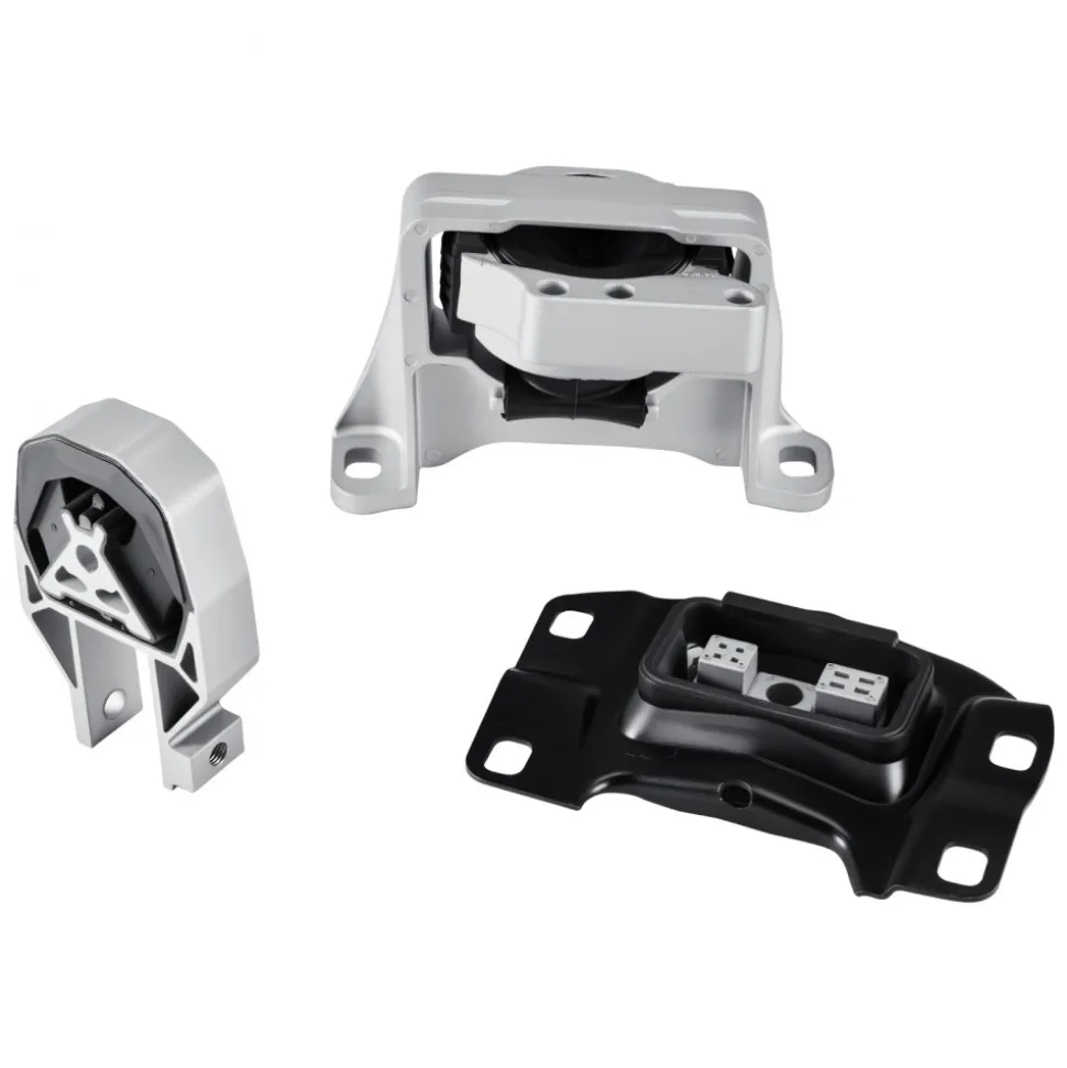 VEVOR Engine and Transmission Motor Mount Kit Replacement, Set of 3, Compatible with 2013–2019 Ford Escape 2.0L L4, Replace OE# A5612, A5631, A5520, Secure Support