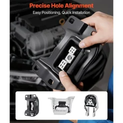VEVOR Engine and Transmission Motor Mount Kit Replacement, Set of 3, Compatible with 2013–2019 Ford Escape 2.0L L4, Replace OE# A5612, A5631, A5520, Secure Support