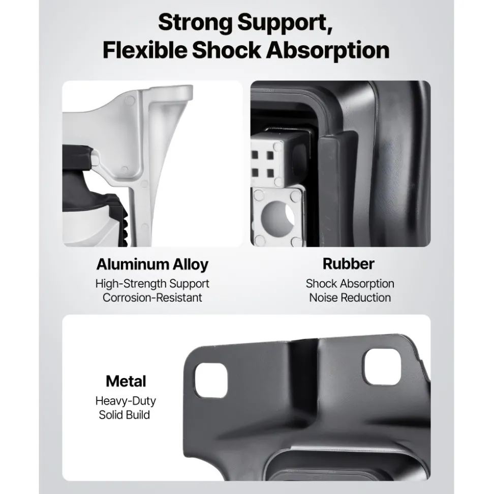 VEVOR Engine and Transmission Motor Mount Kit Replacement, Set of 3, Compatible with 2013–2019 Ford Escape 2.0L L4, Replace OE# A5612, A5631, A5520, Secure Support