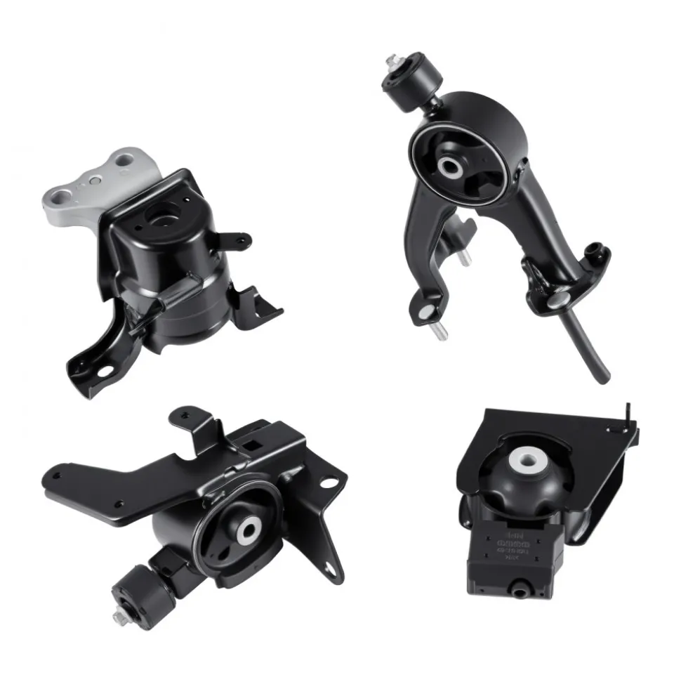 VEVOR Engine and Transmission Motor Mount Kit Replacement, Set of 4, Compatible with 2009–2013 Toyota Corolla 1.8L L4, Replace OE# A62015, A62039, A62027, A62023, Secure Support
