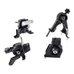 VEVOR Engine and Transmission Motor Mount Kit Replacement, Set of 4, Compatible with 2009–2013 Toyota Corolla 1.8L L4, Replace OE# A62015, A62039, A62027, A62023, Secure Support