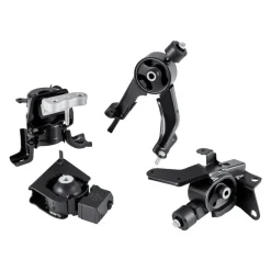 VEVOR Engine and Transmission Motor Mount Kit Replacement, Set of 4, Compatible with 2009–2013 Toyota Corolla 1.8L L4, Replace OE# A62015, A62039, A62027, A62023, Secure Support