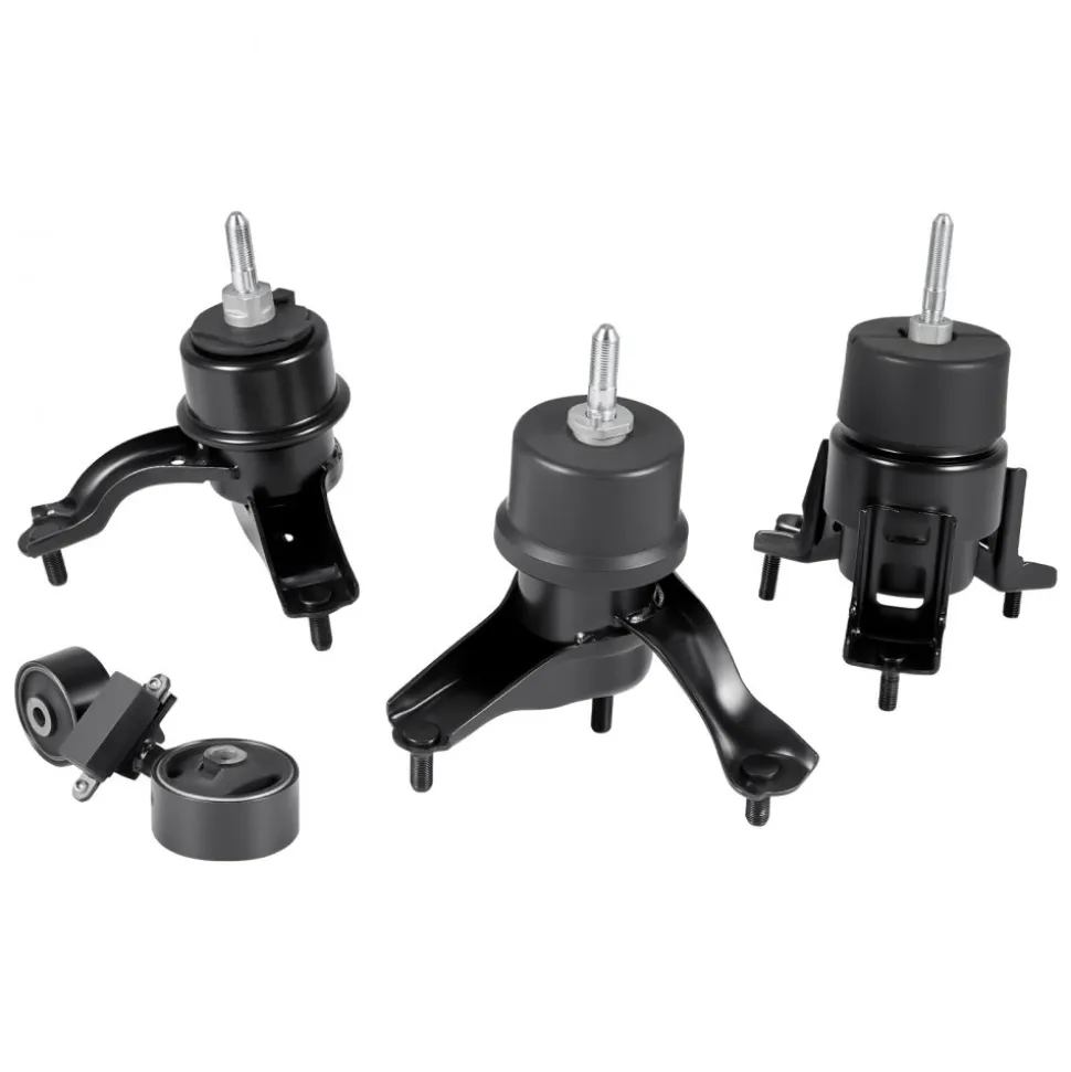 VEVOR Engine and Transmission Motor Mount Kit Replacement, Set of 4, Compatible with 2007–2011 Toyota Camry 2.4L L4, Replace OE# A62009, A4207, A4211, A4274, Secure Support