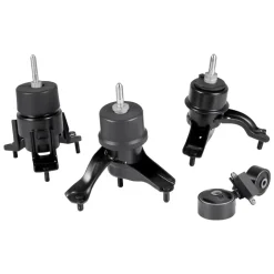 VEVOR Engine and Transmission Motor Mount Kit Replacement, Set of 4, Compatible with 2007–2011 Toyota Camry 2.4L L4, Replace OE# A62009, A4207, A4211, A4274, Secure Support