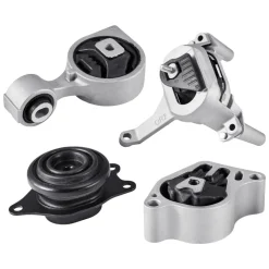 VEVOR Engine and Transmission Motor Mount Kit Replacement, Set of 4, Compatible with 2003–2008 Toyota Corolla 1.8L L4, Replace OE# A4220, A4219, A4218, A4221, Secure Support