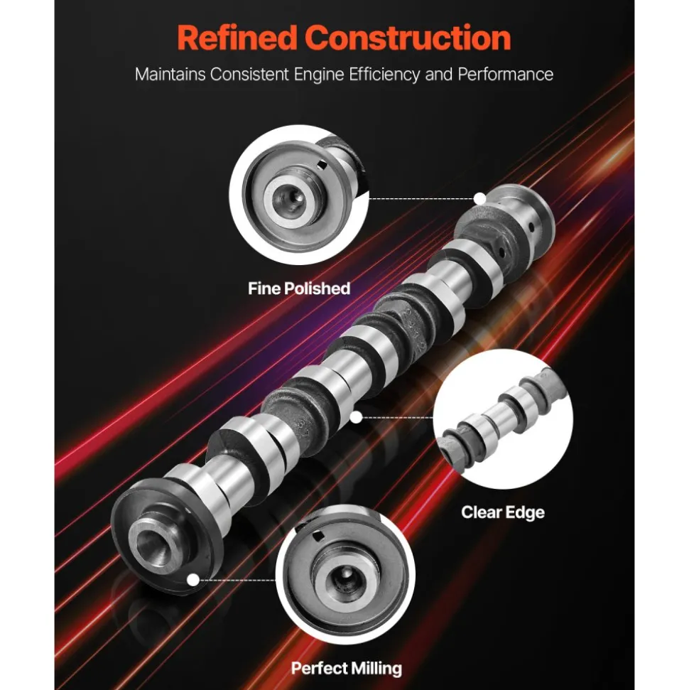 VEVOR Engine Camshaft, 5184380AF 05184380AH 5184380AD 5184380AE 5184380AG Cam Replacement, for 2011-2015 Jeep Grand Cherokee, 2011-2014 Dodge Avenger, 2013-2018 Ram 1500, 3.6L