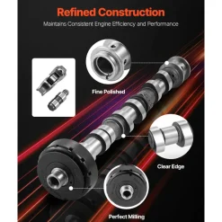 VEVOR Engine Camshafts Rockers Arm Lifters Kit, Cam Replacement for 2011-2016 Jeep Cherokee/Wrangler/Grand Cherokee, 2011-2016 Dodge Caravan/Journey/Durango