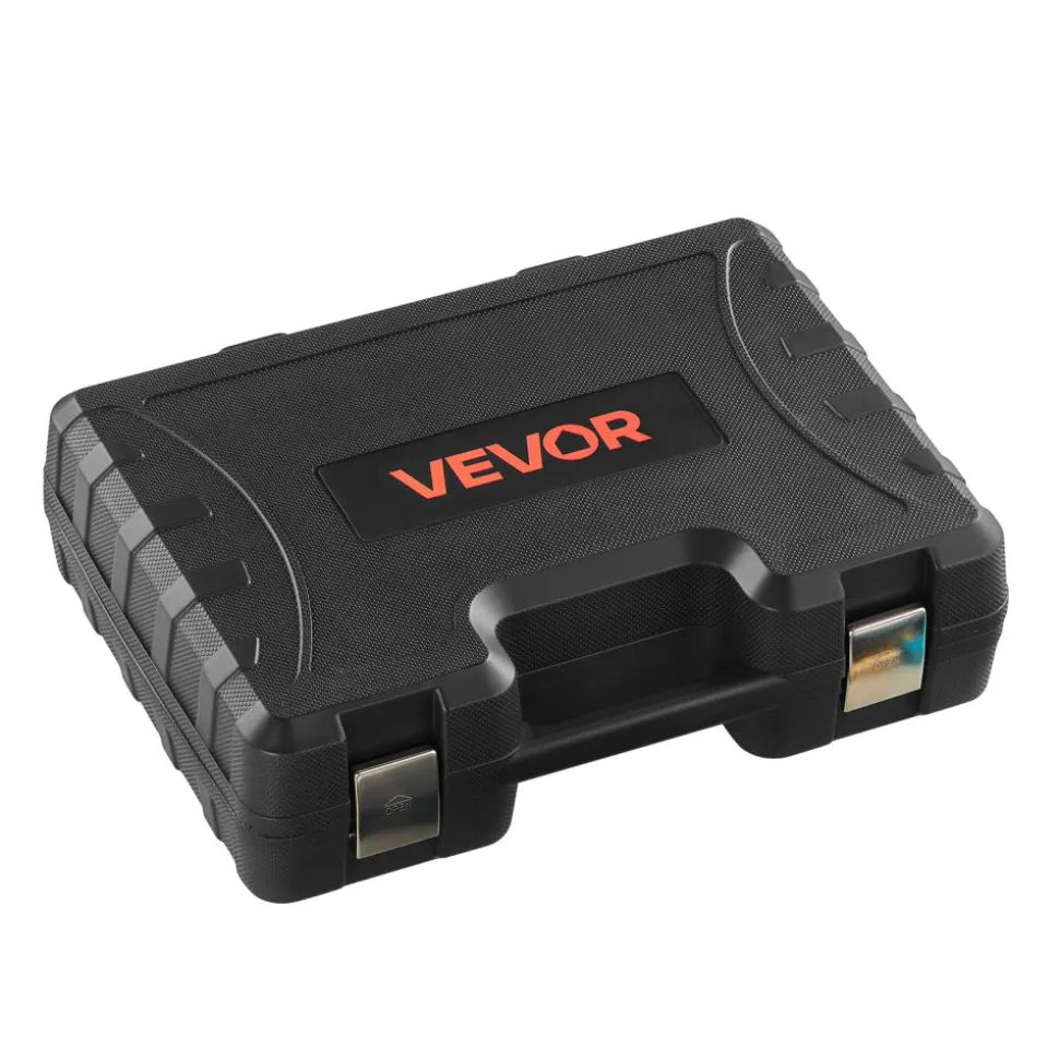 VEVOR Engine Cylinder Compression Tester Kit, 0-700 PSI Pressure Gauge & 0-100 PSI Leak Gauge, Automotive Leak Down Tester Kit with 4 Adapters, Pressure Check & Leakage Rate Test on Cars, Motorcycles