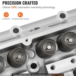 VEVOR Engine Cylinder Head Assembly Replacement, Aluminum Engine Cylinder Head, Compatible with Small Block Ford Engines, SBF GT40/ 289 / 302/ 1994 and Later 351W SBF Engines, FORD Mustang, GT40