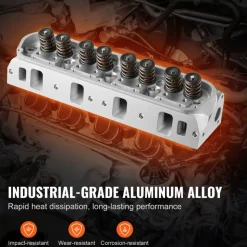VEVOR Engine Cylinder Head Assembly Replacement, Aluminum Engine Cylinder Head, Compatible with Small Block Ford Engines, SBF GT40/ 289 / 302/ 1994 and Later 351W SBF Engines, FORD Mustang, GT40