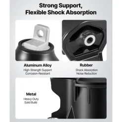 VEVOR Engine Motor Mount and Transmission Mount Kit Replacement, Set of 5, Compatible with 2008-2012 Honda Accord 2.4L L4 and 2009-2013 Acura TSX 2.4L, Replace OE# A4565 A4572 A4570 A4584 A4561
