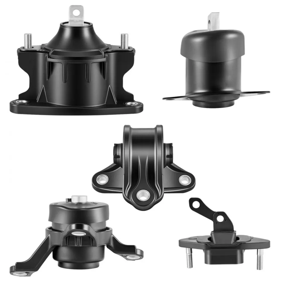 VEVOR Engine Motor Mount and Transmission Mount Kit Replacement, Set of 5, Compatible with 2008-2012 Honda Accord 2.4L L4 and 2009-2013 Acura TSX 2.4L, Replace OE# A4565 A4572 A4570 A4584 A4561