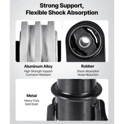 VEVOR Engine Motor Mount and Transmission Mount Kit Replacement, Set of 4, Compatible with 2009–2012 Ford Escape 2.5L L4, Replace OE# A5446, A5481, A5412, A5441, Secure Support