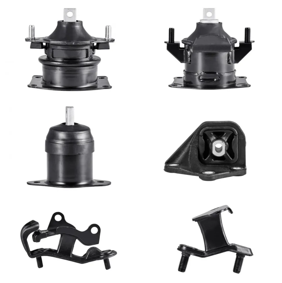 VEVOR Engine Motor Mount and Transmission Mount Kit Replacement, Set of 6, Compatible with 2003–2007 Honda Accord 3.0L V6, Replace OE# A4526HY, A4517, A4527HY, A4524, A4544, A4525, Secure Support