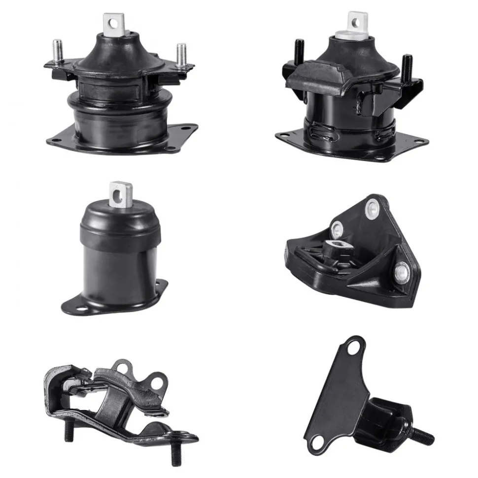 VEVOR Engine Motor Mount and Transmission Mount Kit Replacement, Set of 6, Compatible with 2003–2007 Honda Accord 3.0L V6, Replace OE# A4526HY, A4517, A4527HY, A4524, A4544, A4525, Secure Support