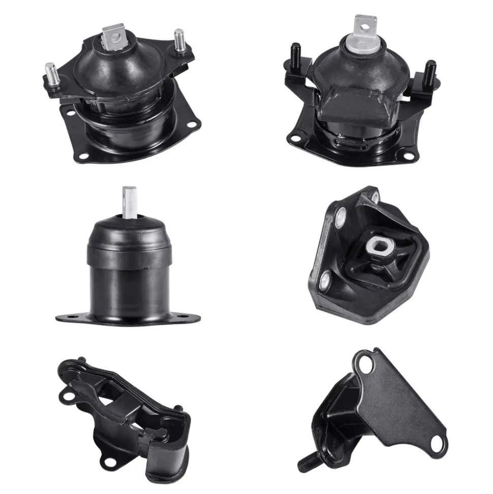 VEVOR Engine Motor Mount and Transmission Mount Kit Replacement, Set of 6, Compatible with 2003–2007 Honda Accord 3.0L V6, Replace OE# A4526HY, A4517, A4527HY, A4524, A4544, A4525, Secure Support